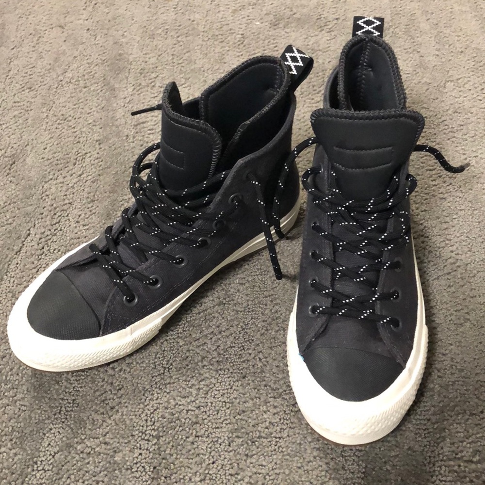 Converse lace up high tops